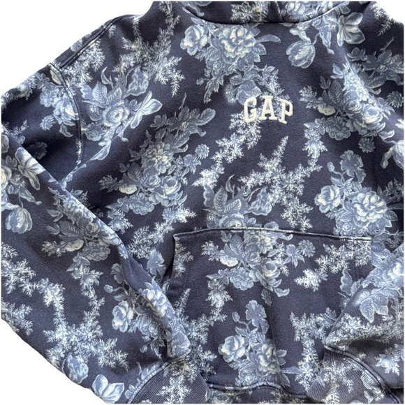 Gap X Loveshackfancy Floral Hoodie Girls Size Medium - Picture 3 of 7